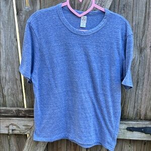 Alternative Apparel Heather Blue Short Sleeve Tee